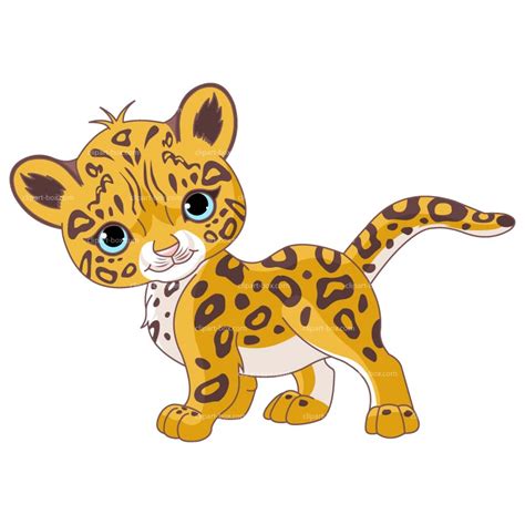 Cute Baby Jaguar Clip Art Animal From The Clipart Clipartix
