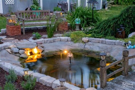 The Pond Project - Part 3: The Reveal | Backyard makeover diy, Ponds