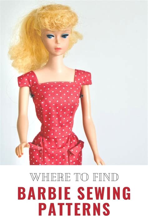 Sewing Patterns For Barbie Clothes For Beginners And Beyond Pin Cut