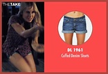 Anna Hutchison Dl 1961 Cuffed Denim Shorts from Cabin in the Woods ...