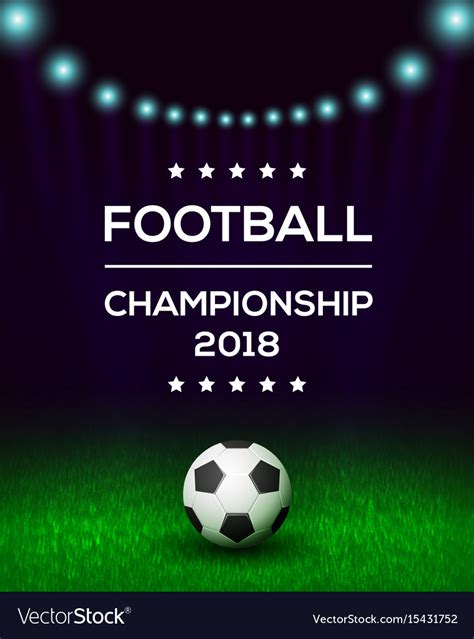 soccer tournament poster template