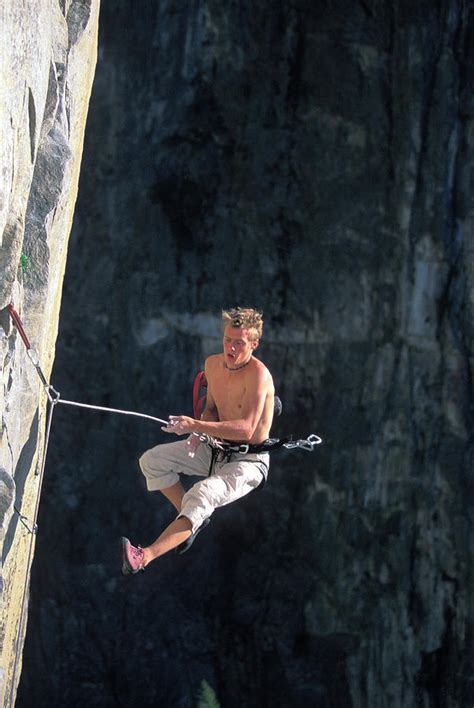 Man Falls While Rock Climbing Photograph By Corey Rich Fine Art America