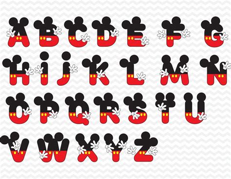 Alfabeto Mickey
