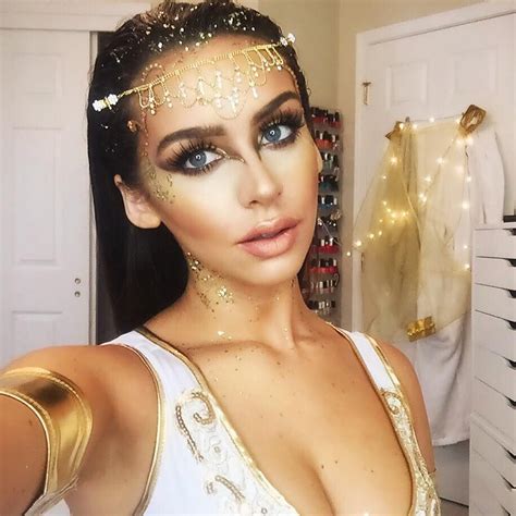 Golden Goddess Halloween Makeup Tutorial The Fashion Bybel Goddess