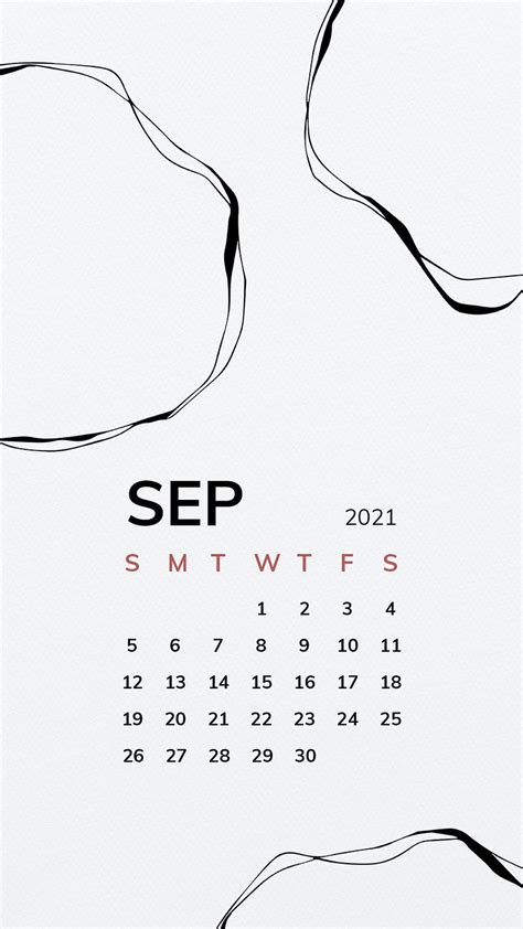 Calendar 2021 September Printable Template Premium Psd Rawpixel