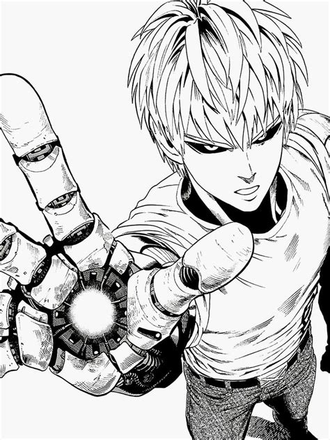 Genos Androide Do One Punch Man Para Colorir Saitama One Punch Man