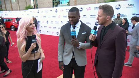 50 Cent Red Carpet Interview Bbma 2015 Youtube