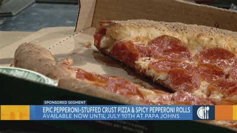 Papa Johns Epic Pepperoni Stuffed Crust Pizza Fox31 Denver