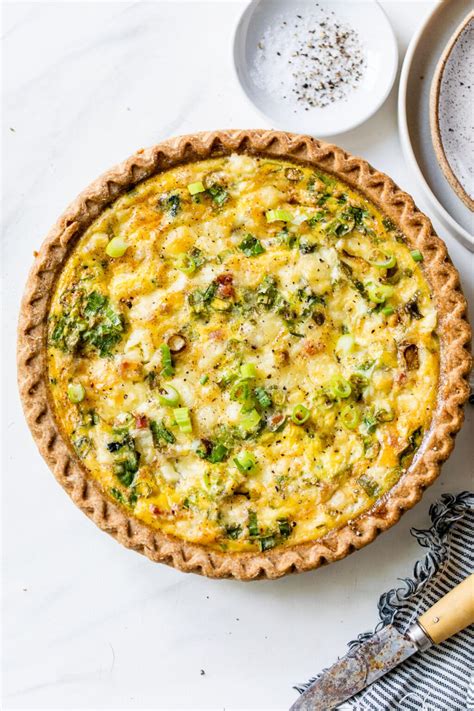 Easy Quiche Recipe With Ham And Cheese WellPlated Com KARKEY