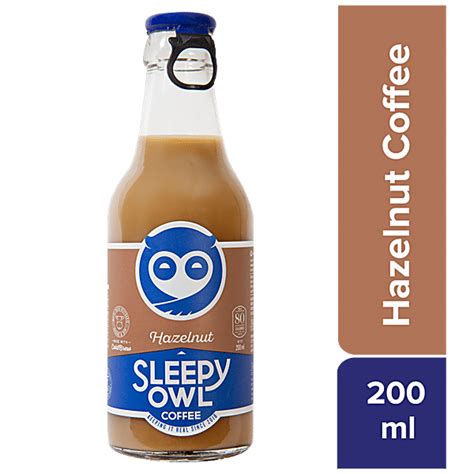 Buy Sleepy Owl Hazelnut Iced Coffee Made With Cold Brew Online At