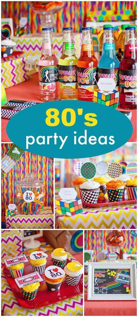 1980s Birthday Radical 80s Themed 30th Birthday Party Catch My