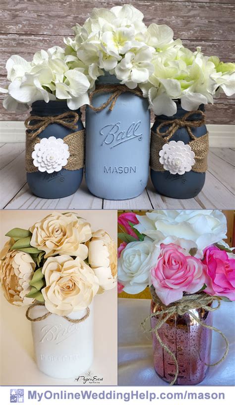 19 Mason Jar Centerpiece Ideas For Weddings My Online