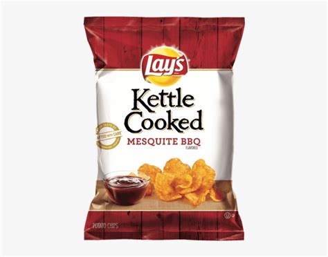 Lays Kettle Cooked Potato Chips Mesquite Bbq 8 Transparent Png