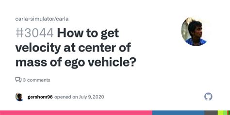 How To Get Velocity At Center Of Mass Of Ego Vehicle · Issue 3044