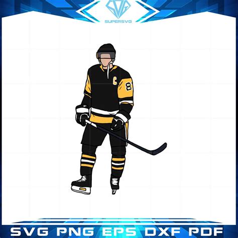 Sidney Crosby Penguins Svg Files For Cricut Sublimation Files