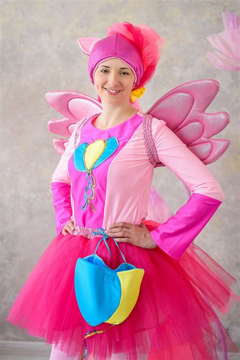 My Little Pony Pinkie Pie Cosplay Costume For Adult Etsy
