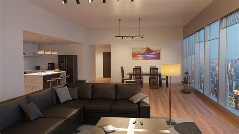 Artstation High Rise Apartment Interior