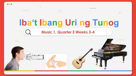 Ibat Ibang Uri Ng Tunog Music Grade 1 Quarter 3 Weeks 3 4 Grade 1