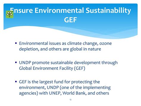 The rates of waste generation from projects should not exceed the assimilative capacity of the environment (sustainable waste. PPT - Millennium Development Goals MDGs PowerPoint ...