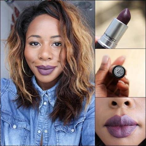 Mac Smoked Purple Fall Lip Color Perfect Lipstick Shade Fall Lips