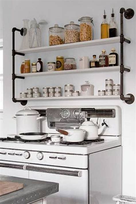 Love The Shelving Above The Stove Home Kitchens Country Kitchen