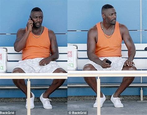 Idris Elba Shows Off His Buff Arms As He Films In Ibiza Airport Photos