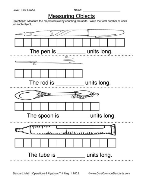 First Grade Common Core Worksheets Have Fun Teaching