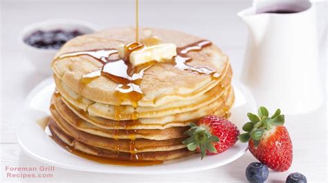 Yummy George Foreman Grill Pancakes Recipe