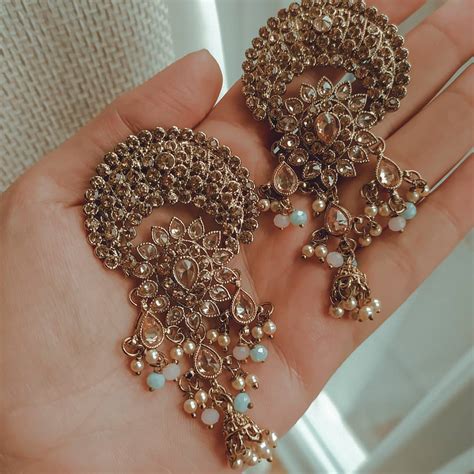 Oxidized Gold Earrings