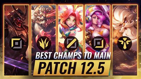 Top 3 Champions To Main For Every Role In Patch 125 League Of