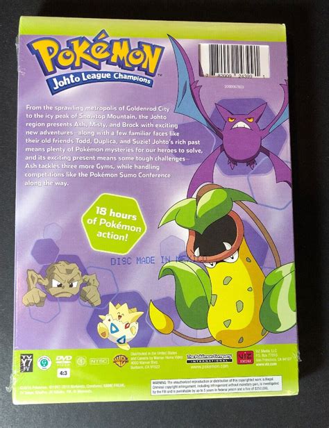 Pokemon Johto League Champions The Complete Collection Dvd New Ebay