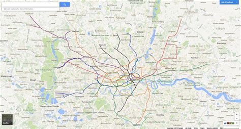 New Geographically Accurate London Underground Map Shows Tube