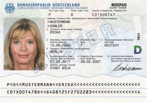 Passport Of Germany Immigration Services And Residence Permits Isrp