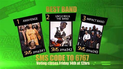 Zambian Music Awards 2014 Who Is In The Running Youtube