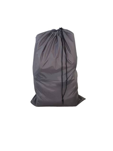 Grey Commercial Drawstring Laundry Linen Bag Bnb Supplies