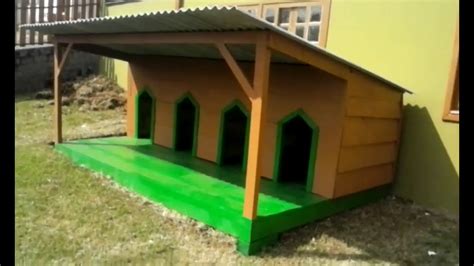 Canil De Madeira E Cerca Simple Wooden Kennel And Fence Youtube