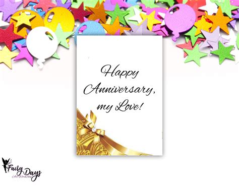 Anniversary Card Anniversary Card Templates Anniversary Card