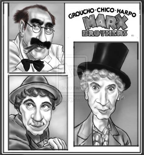 The Marx Bros By Adavis57 On Deviantart Caricature Bros Art