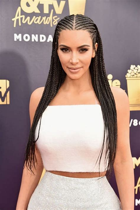 Kim Kardashian Wore Braids And Got Slammed For Cultural Appropriation