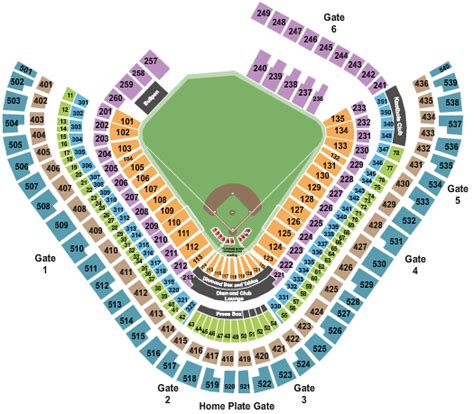 Angel Stadium Seating Chart Rows Seats And Club Seats