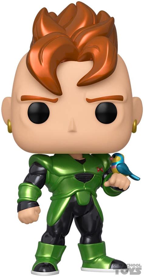Relive the story of goku and other z fighters in dragon ball z: Android 16 (Dragon Ball Z) Pop Vinyl Animation Series (Funko) metallic exclusive | Old School Toys