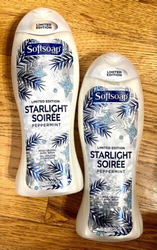 2x softsoap starlight soiree peppermint moisturizing body wash limited ed 20oz 35000971340 ebay