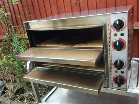 Commercial Electric Sirman Double Deck Pizza Oven Stone Bake In