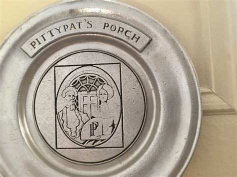 Pittypat's Plate Vintage Pewter Souvenir, Downtown Atlanta GA