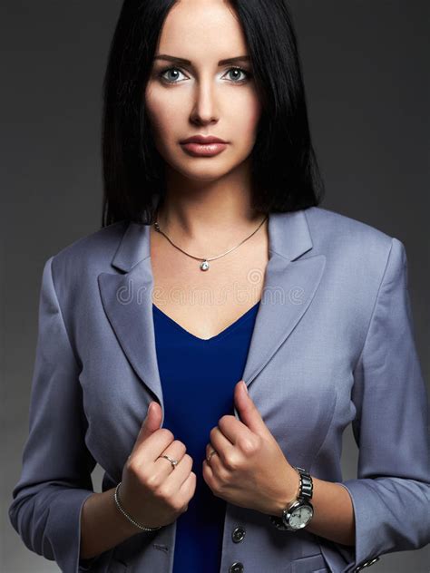 Beautiful Business Woman In A Suit Stock Photo Image Of Gorgeous