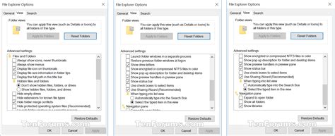 Customization Open Folder Options In Windows 10