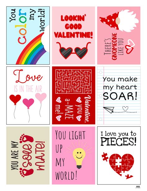 Printable Valentines Day Cards 100 Free Printables Printabulls