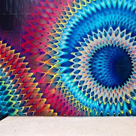 Hypnotic Graffiti Murals Colorful Illusions Of Deep Portals