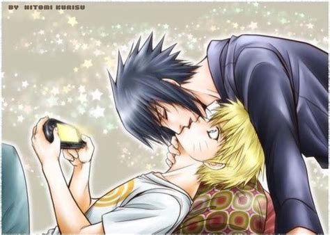 Sasuke And Naruto Ship Kiss