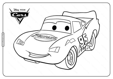 Lightning Mcqueen Coloring Pages Printable